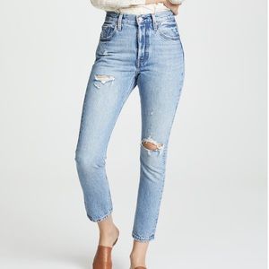 Levi’s premium 501 skinny in Can’t Touch This